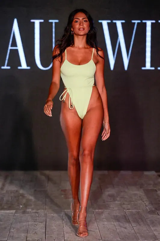 Lustmia Samira One Piece - Honeydew – premium fashion piece from Lustmia