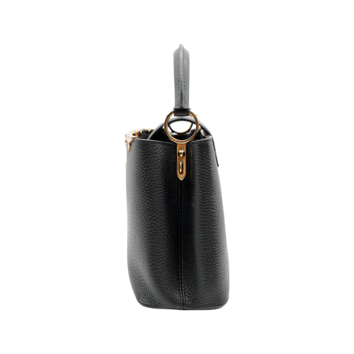 Louis Vuitton Capucines BB Taurillon Leather Handbag in Black