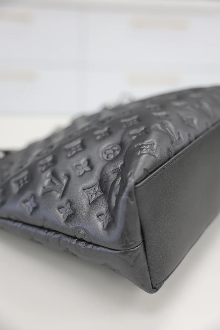 Louis Vuitton Embossed Monogram Coussin MM Hobo