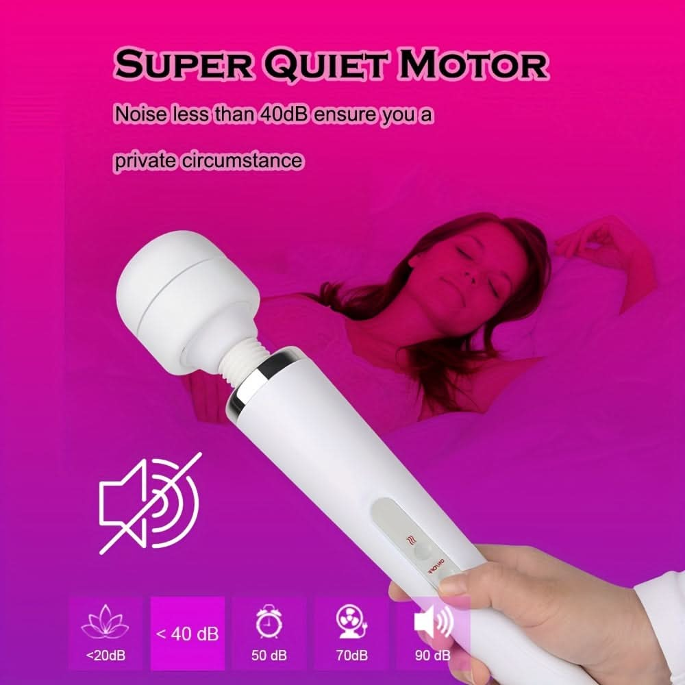 1pc AV Stick Vibrator Powerful Huge Wand Vibrators For Women Sex Toys USB/EU Plug G - Spot Vagina Massage Vibrating Massage Clitoris Stimulator Sex Toy - LustMia