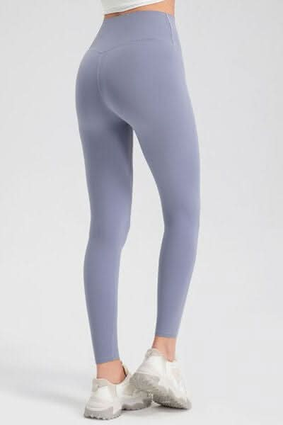 High Waist Skinny Active Pants - LustMia