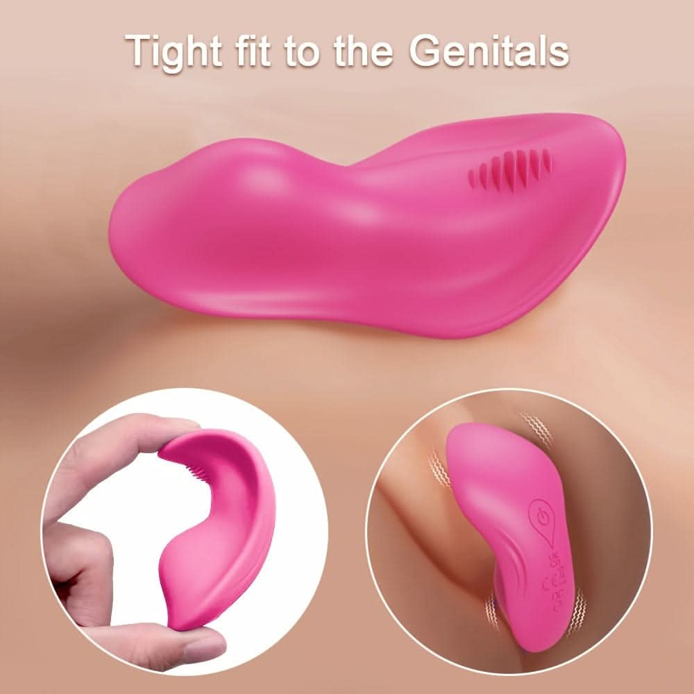 UltraThin Wearable Vibrator AppControlled Discreet Ergonomic - LustMia