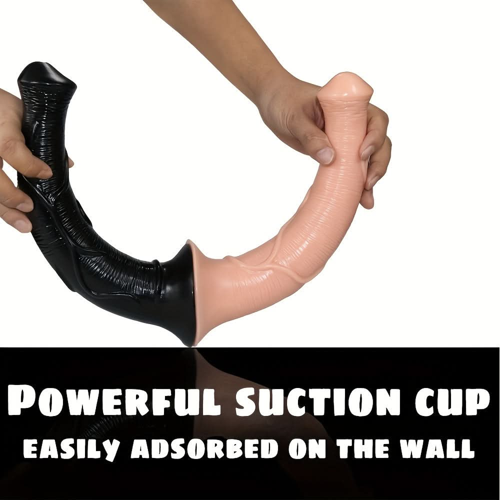 1pc Black Horse Dildo Realistic Animal Dildos With Suction Cup Monster Butt Plug Anal Plug Anal Sex Toys For Men Women Lesbian Gay Pleasure - LustMia