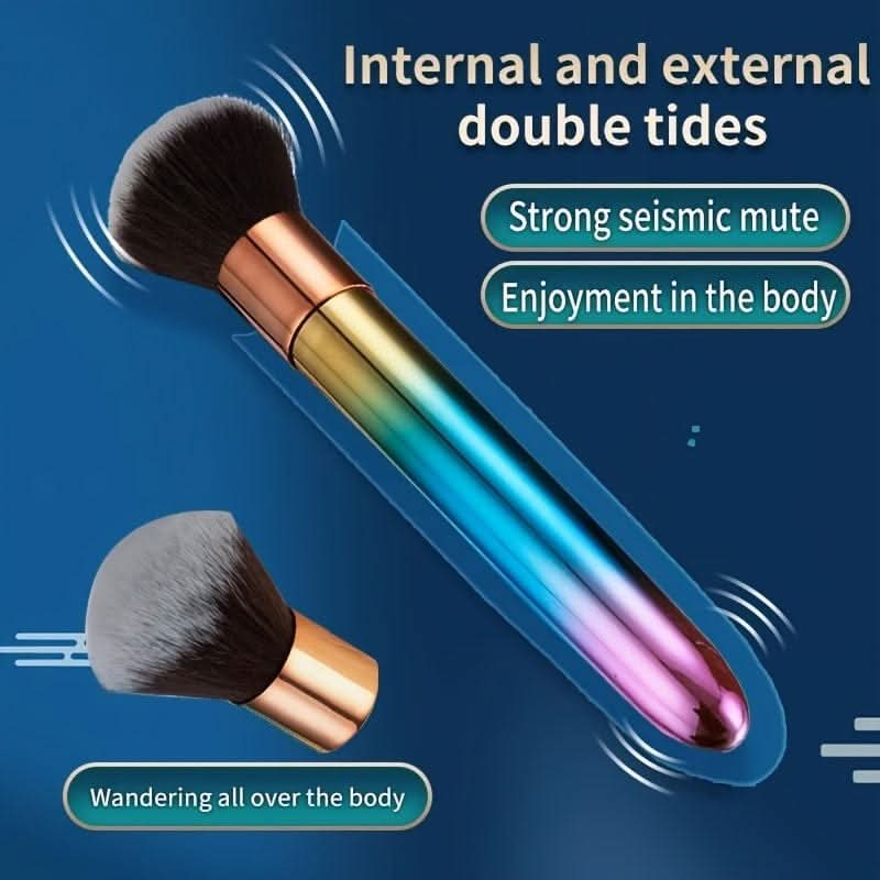 1pc Makeup Brush Bullet Vibrator Clitoris Nipple Stimulator Vaginal Stimulation Massager G - Spot Vibrator Bullet Sex Toys For Women Adult Supplies - LustMia