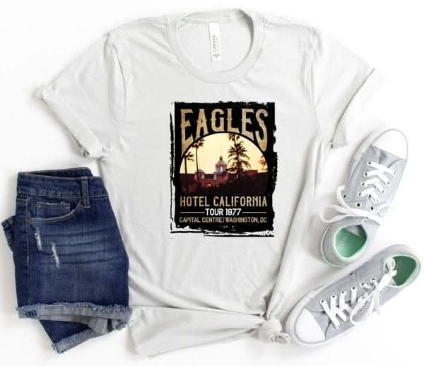 Eagles Hotel California Music Fest Tee - LustMia