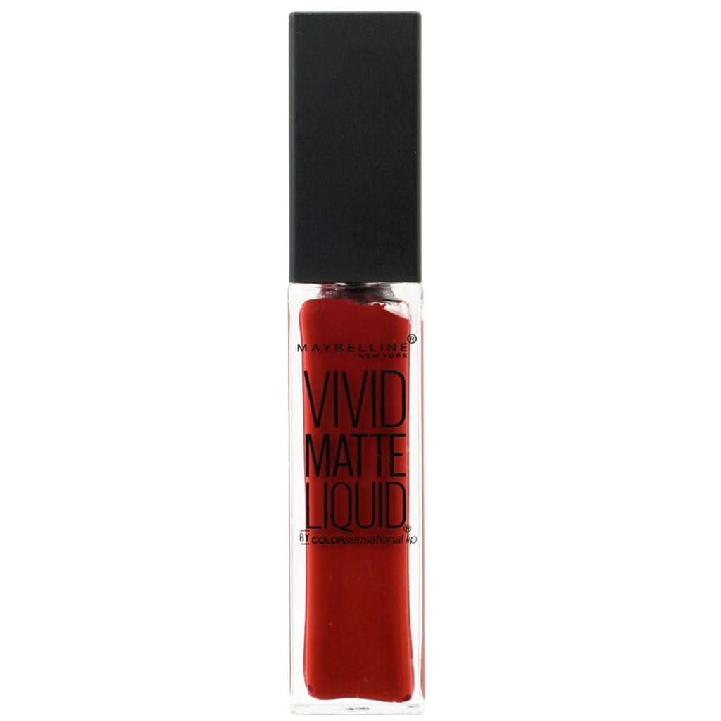 Maybelline Vivid Matte Liquid Lipstick Red Punch - LustMia