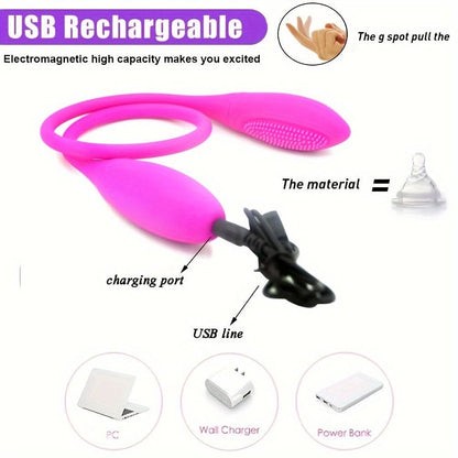 Double Head Vibrator Egg Toy Powerful G Spot Stimulator Vibrators Dildo Women Clitoris Plug Anal Soft Masturbator Sex Toys For Couple Women Men - LustMia