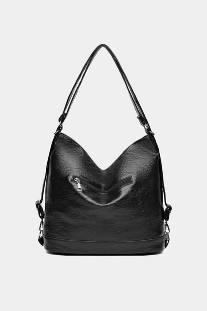 PU Leather Shoulder Bag - LustMia