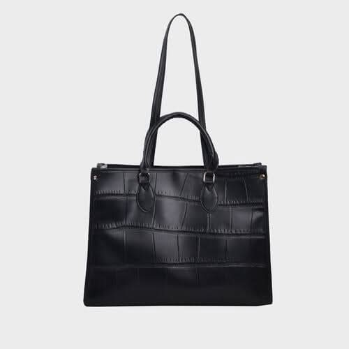 PU Leather Tote Bag - LustMia