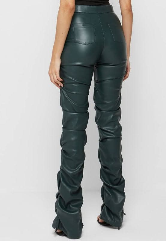 SEXY PU LEATHER PANTS - LustMia