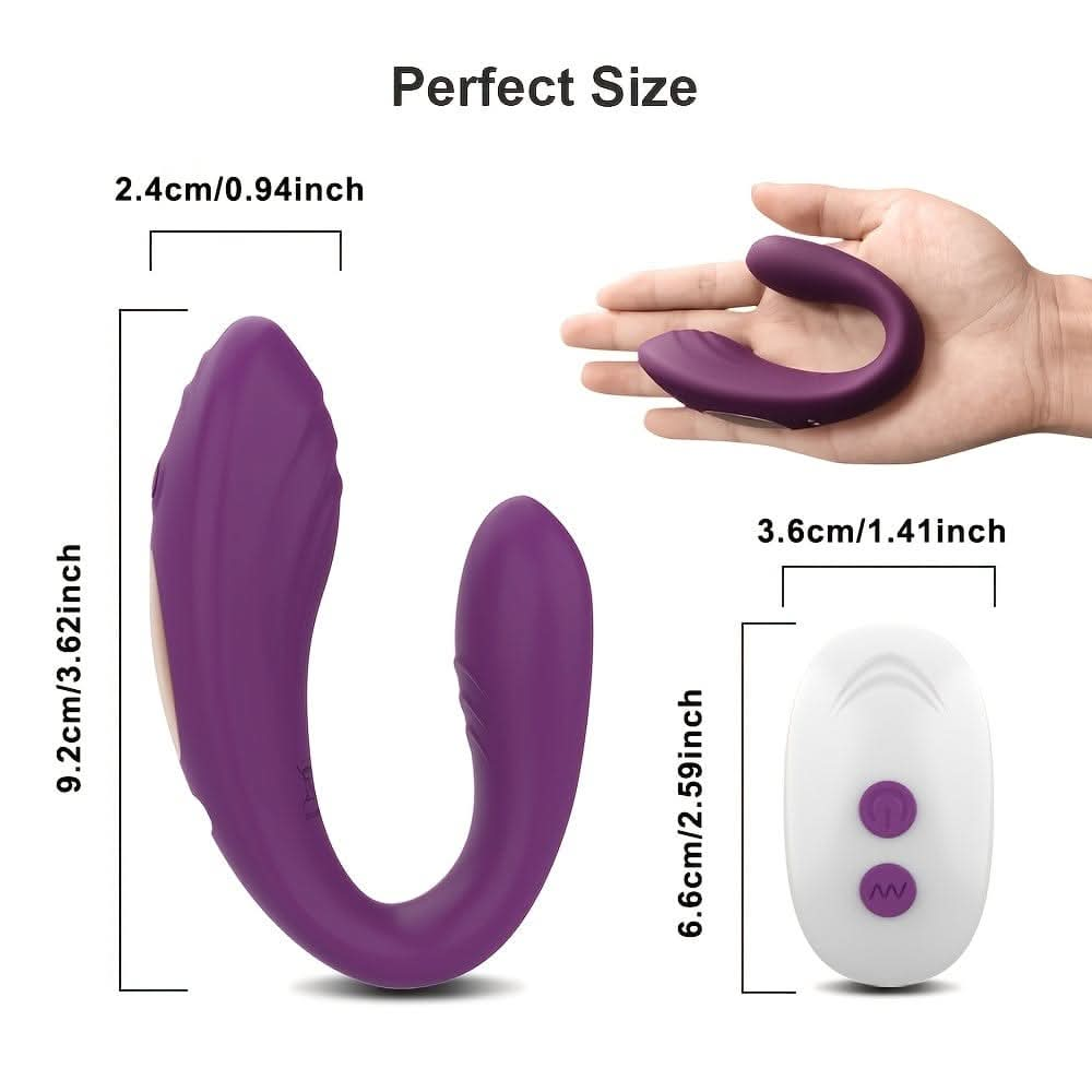 Revolutionary Rechargeable Vibrator for Couples Wireless Waterproof Powerful - LustMia