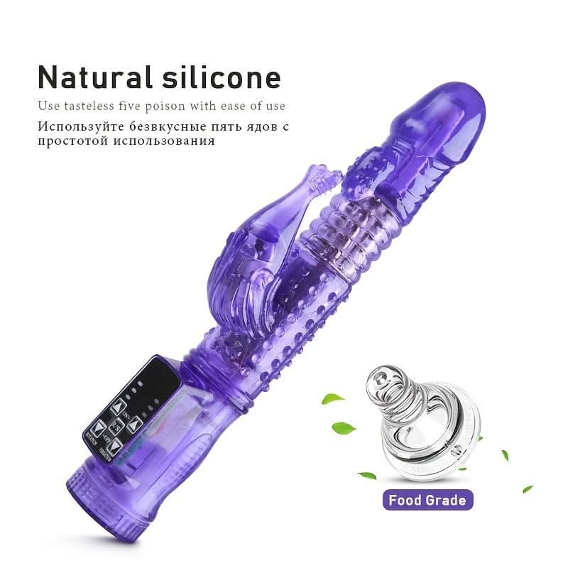 Thrusting GSpot Rabbit Vibrator for Women - LustMia