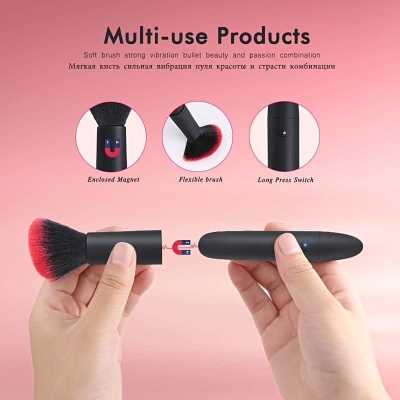 Waterproof DualDelight 2in1 Brush Massager for Women - LustMia