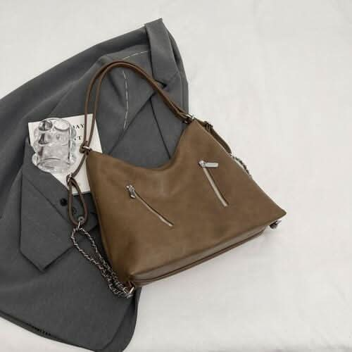 PU Leather Tote Bag - LustMia