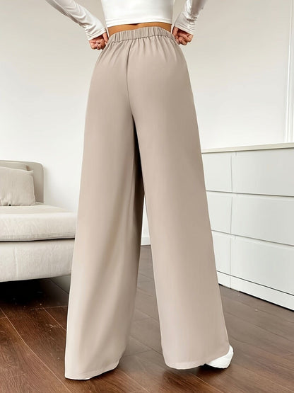 Chic High Waist Wide Leg Pants SpringSummer Essential - LustMia