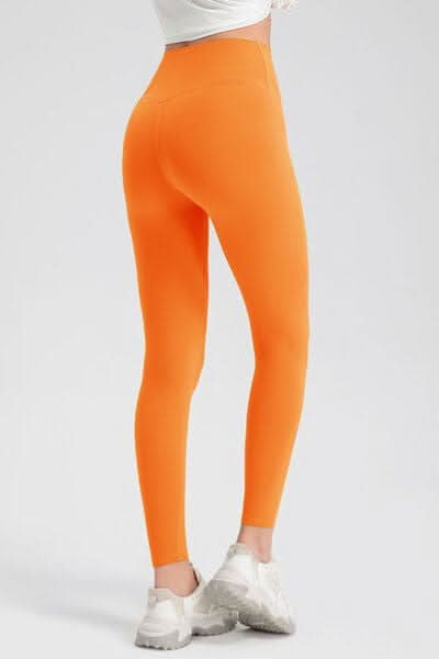 High Waist Skinny Active Pants - LustMia