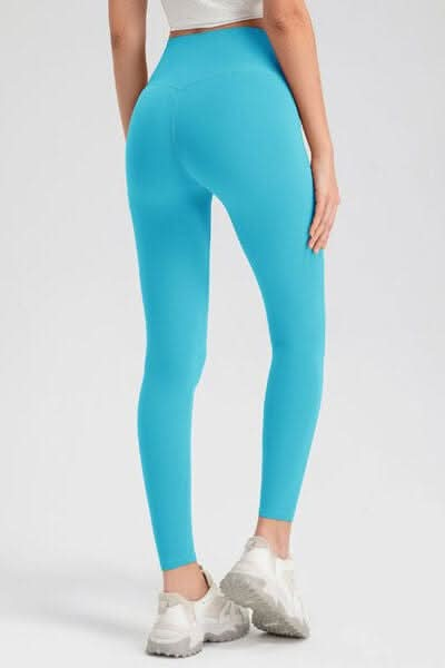 High Waist Skinny Active Pants - LustMia