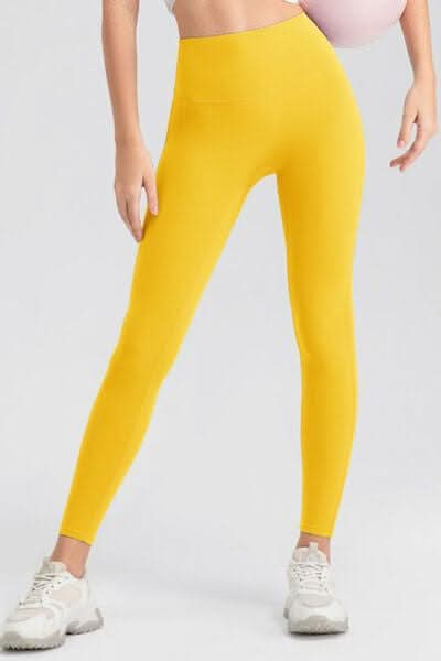 High Waist Skinny Active Pants - LustMia