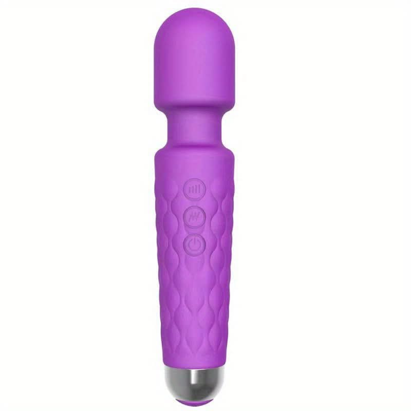 20 Frequency Strong Shock Vibrator: G Spot Stimulation, Multi - Functional Massage Stick, Clitoris Stimulator, AV Vibrator - Adult Sex Toys For Women & Men Couples - LustMia