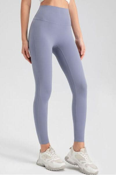 High Waist Skinny Active Pants - LustMia