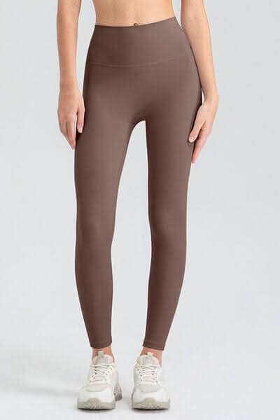 High Waist Skinny Active Pants - LustMia