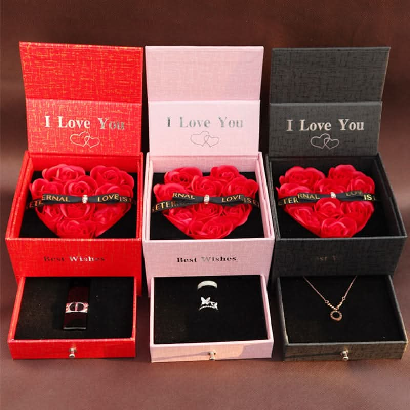 Double Life Rose Jewelry Packaging Gift Box - LustMia