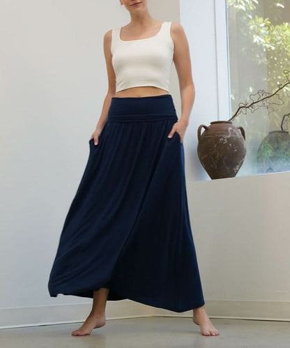 BAMBOO YOGA MAXI SKIRT - LustMia