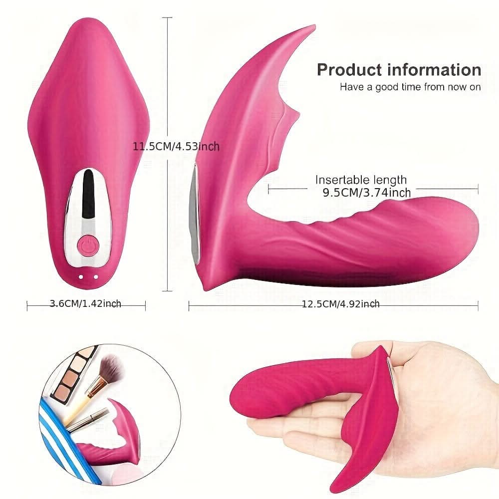 Wireless Remote Control Heating Sucking Vibrator for Women Couples - LustMia