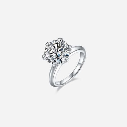 5 Carat Moissanite 925 Sterling Silver Ring - LustMia