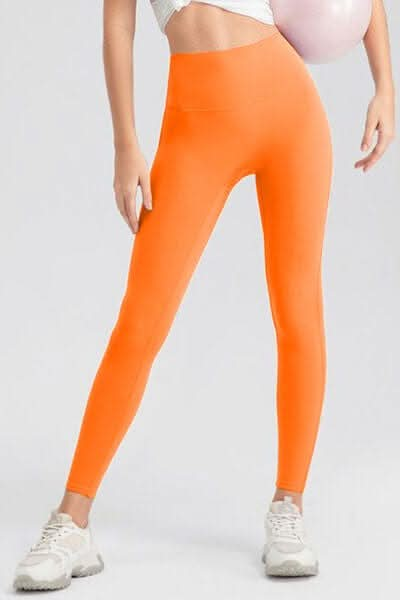 High Waist Skinny Active Pants - LustMia