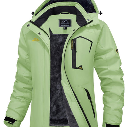 Winter Storm Chaser Jacket - Waterproof Insulated Thermal Fleece Lined Coat - Women - LustMia