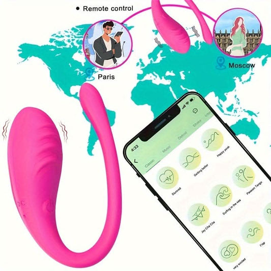 Single Wearable Panty Vibrator with APP Control for Couples - LustMia