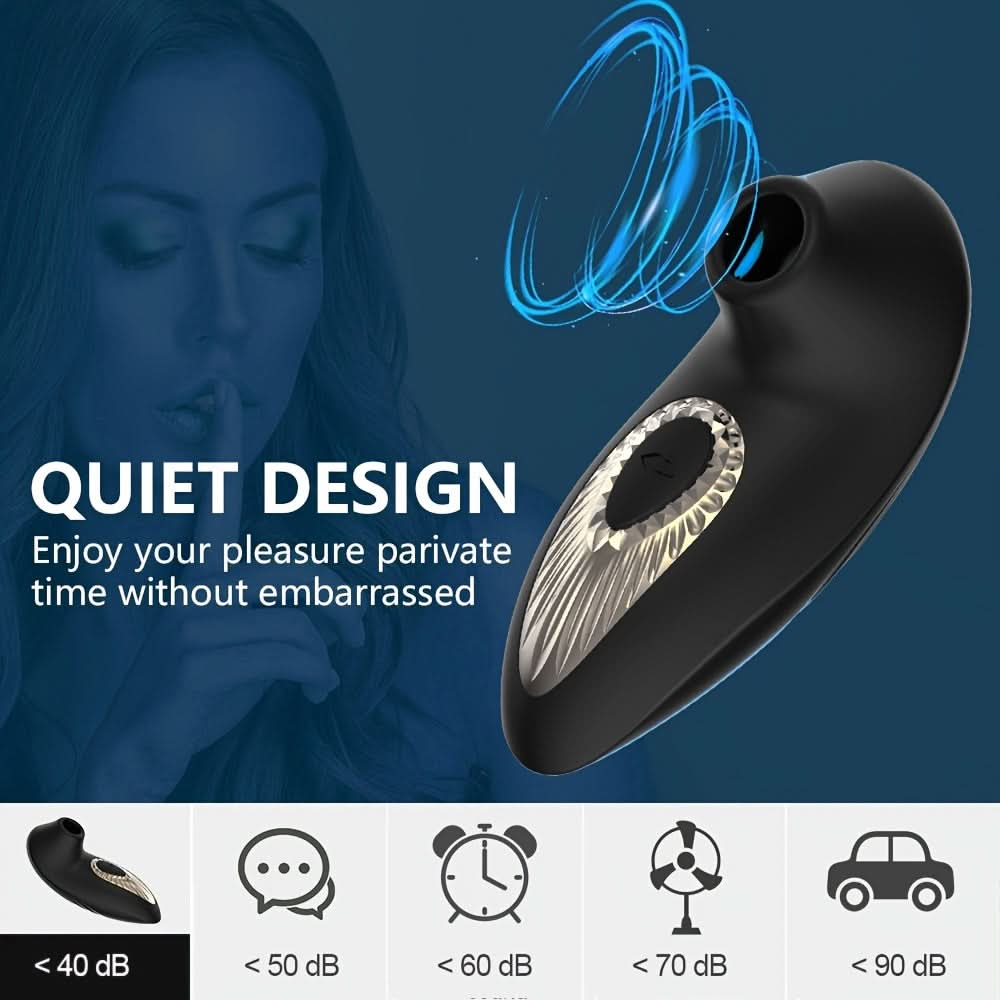 1pc Clitoris Sucker Vibrator 10 Frequency Sucking Clitoral Vacuum Stimulator Nipple Vibration Female Sex Toys For Adults Magnetic Suction Charging - LustMia