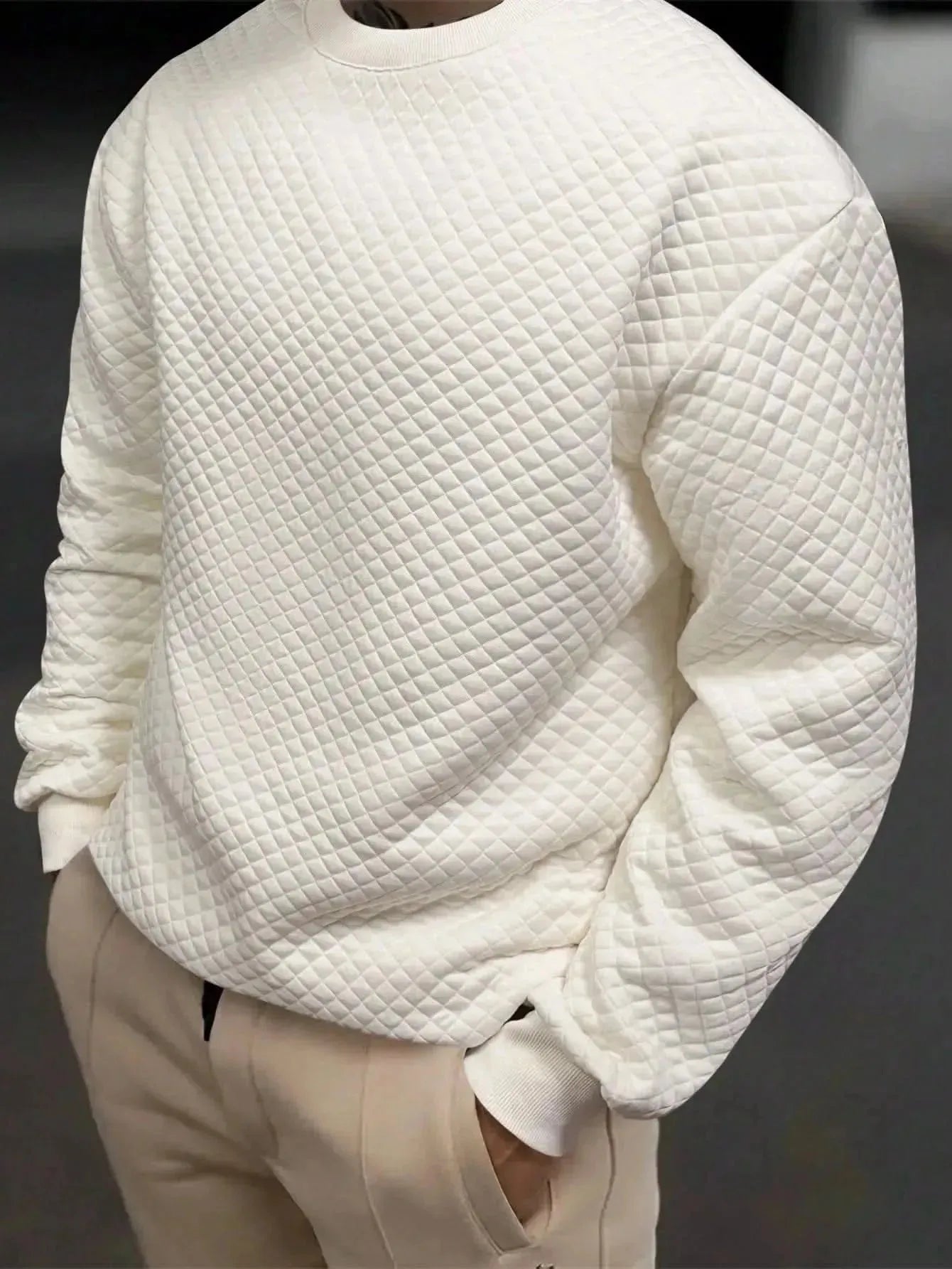 Manfinity Homme Men'S Drop Shoulder Sweatshirt - LustMia