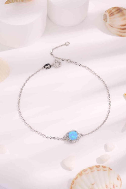 Opal Platinum - Plated Bracelet - LustMia