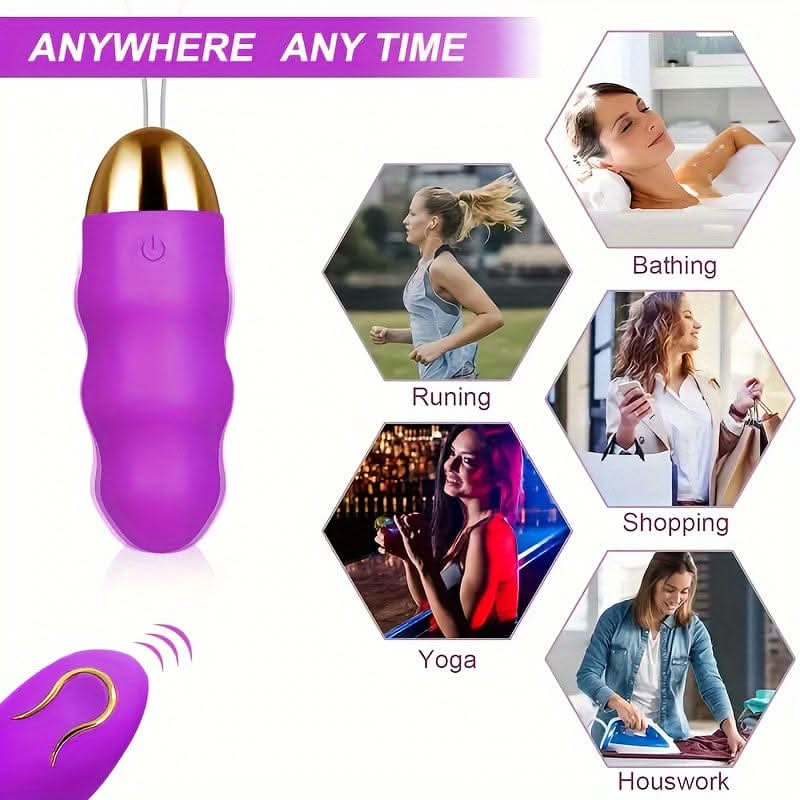 Rechargeable 12Mode Bullet Vibrator with Remote Control - LustMia