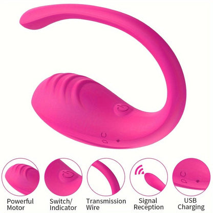 Single Wearable Panty Vibrator with APP Control for Couples - LustMia