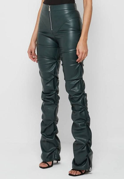 SEXY PU LEATHER PANTS - LustMia