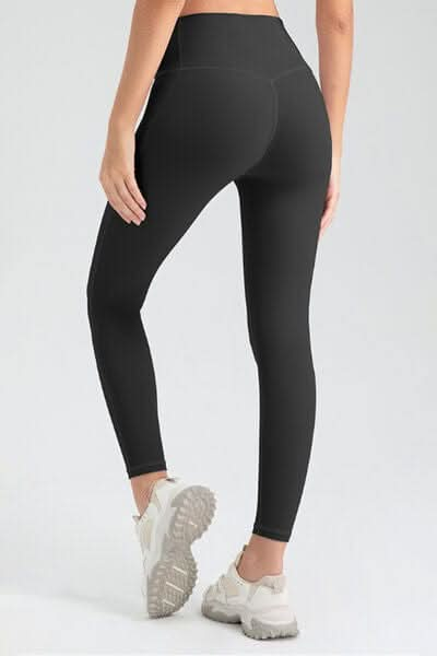 High Waist Skinny Active Pants - LustMia