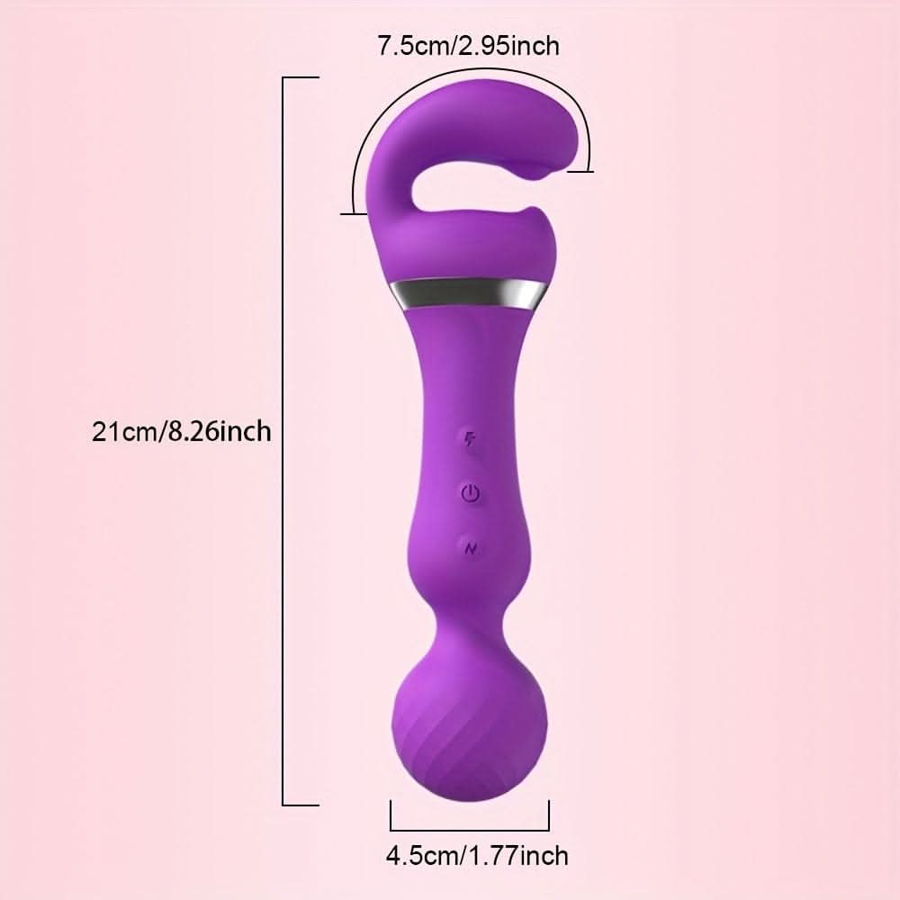 Double Head G Spot Vibrator 3in1 Stimulator for Couples - LustMia