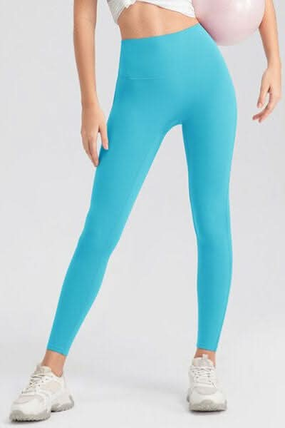 High Waist Skinny Active Pants - LustMia