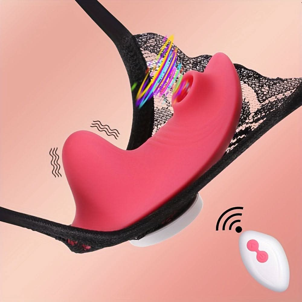 RemoteControlled Wearable Butterfly Vibrator with Discreet Design - LustMia