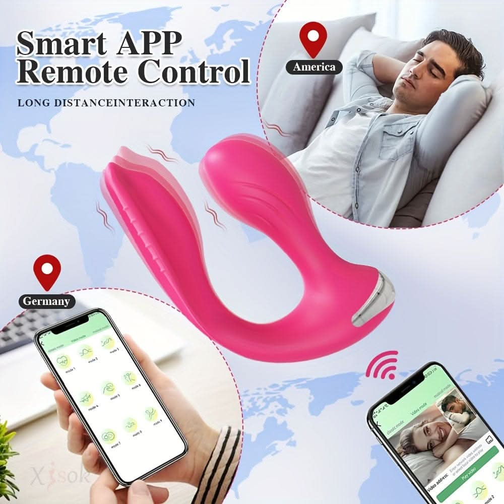 Wireless Remote Control Vibrating Anal Plug for Couples - LustMia