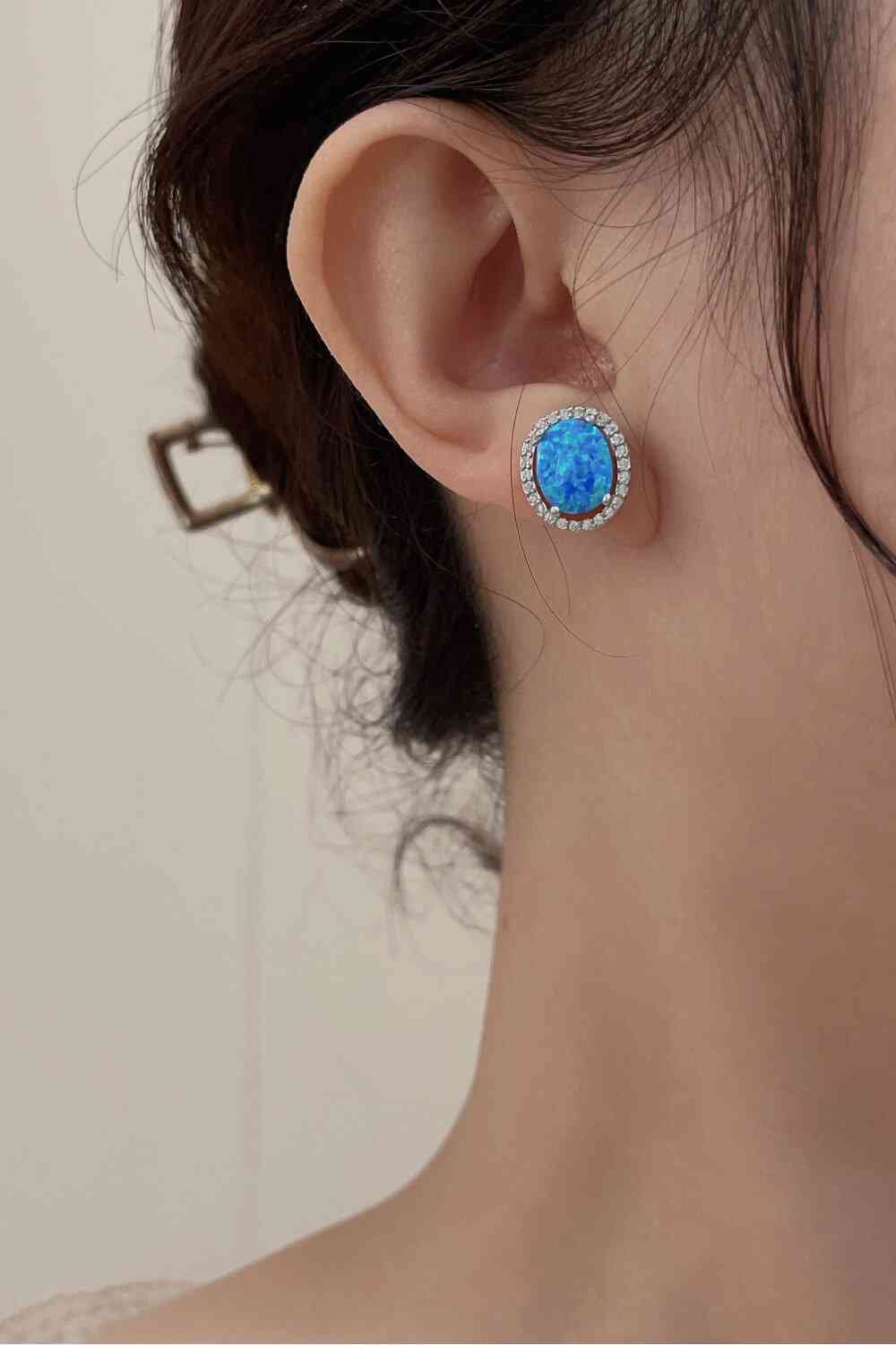 Opal Round Earrings - LustMia