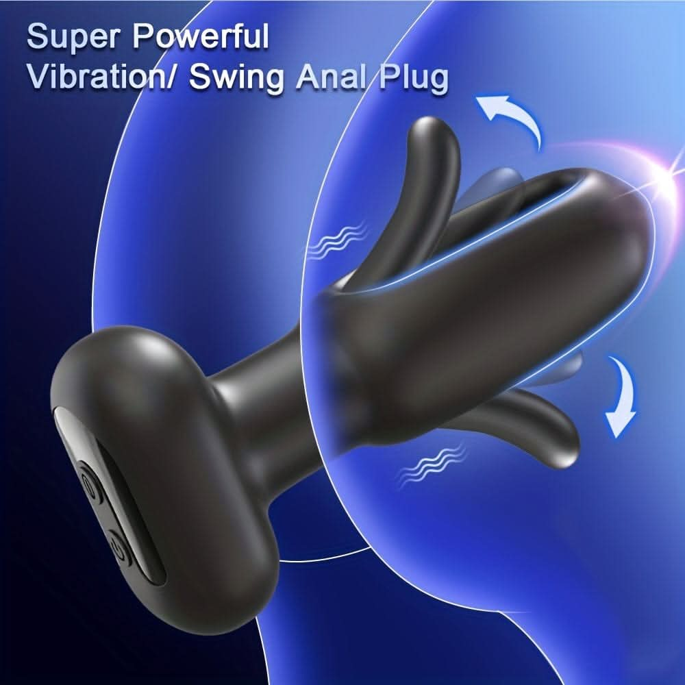 Smartphone Controlled Prostate Massager Vibrating Butt Plug - LustMia