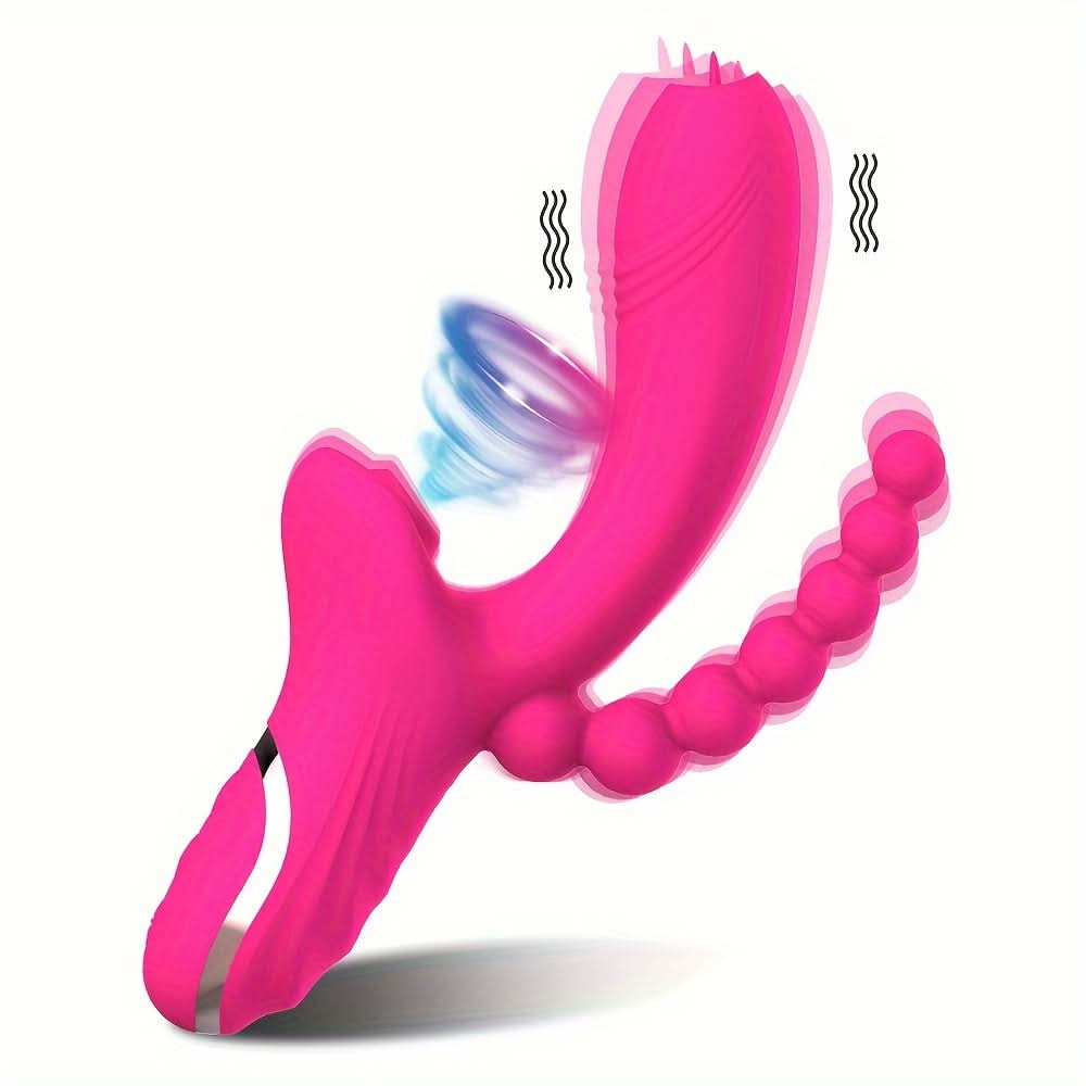 1pc Fully Automatic Rechargeable Vibrator, High - power Female AV Vibrator, Waterproof Adult Toy Sex Toys For Couples - LustMia