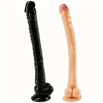 15.7in Dildo Realistic Penis Cock Female Masturbator, Giant Animal Dildo With Suction Cup, Anal Plug, Sex Toy For Women Men Adults - LustMia