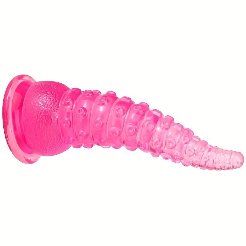 1pc High - quality Soft PVC Octopus Tentacle Butt Plug Dildo, Creative Shape Anal Plug With Powerful Suction Cup, Sex Toy For Men And Women - LustMia