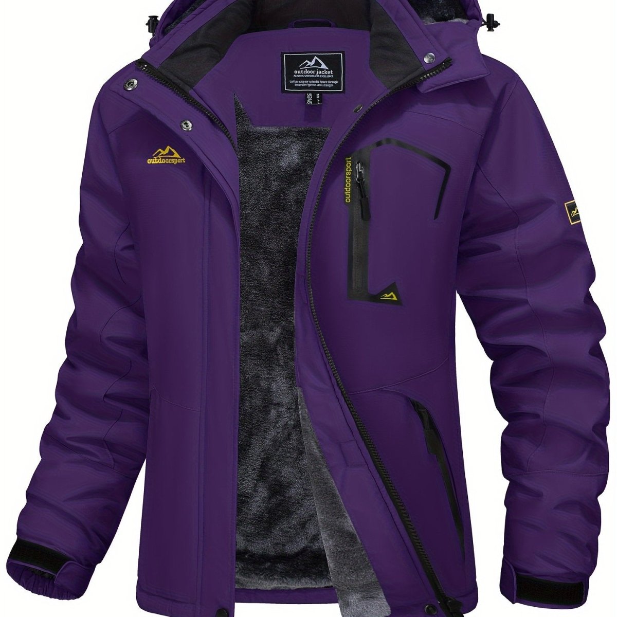 Winter Storm Chaser Jacket - Waterproof Insulated Thermal Fleece Lined Coat - Women - LustMia