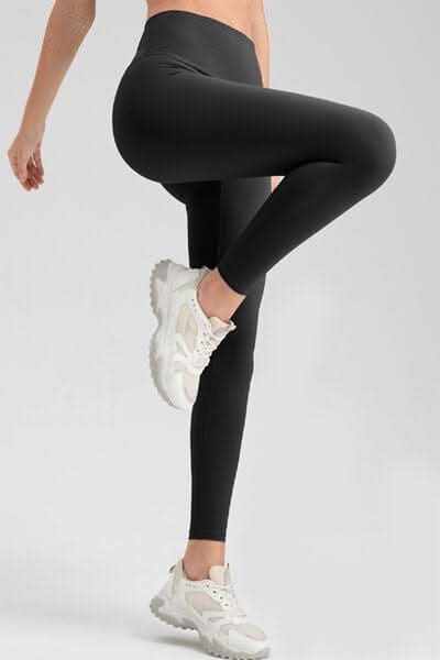 High Waist Skinny Active Pants - LustMia